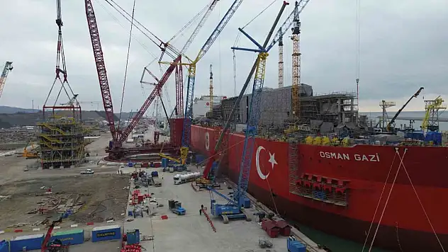 Osman Gazi Platformuna 2 Bin 500 Tonluk Modül Entegre Edildi