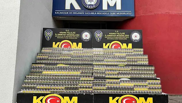 Otomobilden binlerce paket kaçak sigara ele geçirildi!