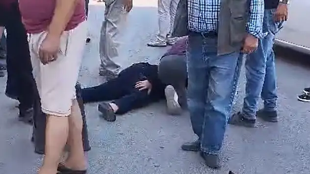 Kayseri'de karşıdan karşıya geçen yayaya otomobil çarptı!