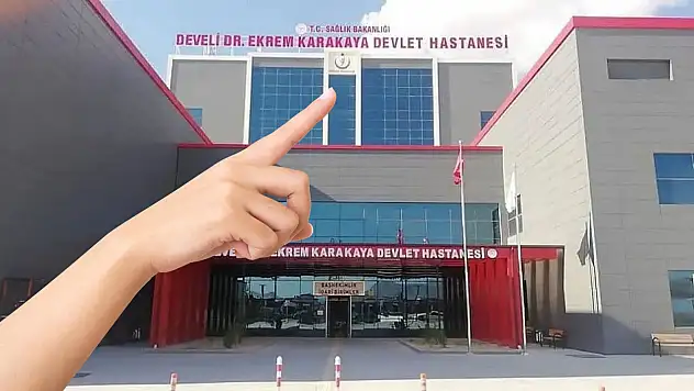 Özel hastaneden memnun kalmadı! Develi'de gördüğü ilgi sonrası bakın ne yaptı