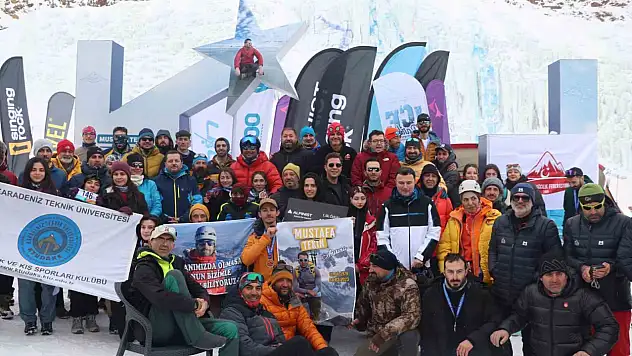 Türkiye Buz Tırmanışı Şampiyonası gerçekleştirildi