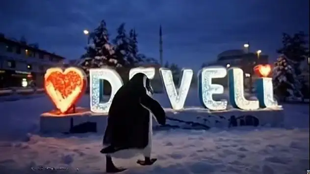 Penguen akımı Kayseri'ye sıçradı: Develi Belediyesi'nden dikkat çeken paylaşım!