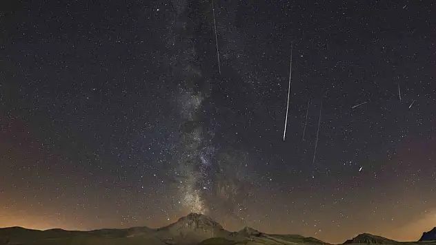 Perseid Meteor Yağmuru Erciyes'te görüntülendi