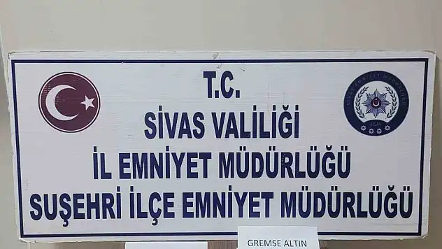 Sahte altın satmak isterken yakalandı