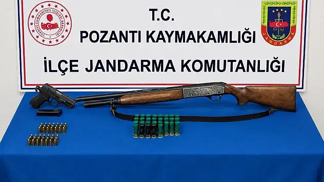 Pozantı'da silah ve uyuşturucu operasyonu!