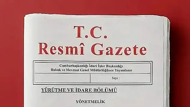 Resmi Gazete yayımlandı: 29 Temmuz 2026 tarihli Resmi Gazete kararları!