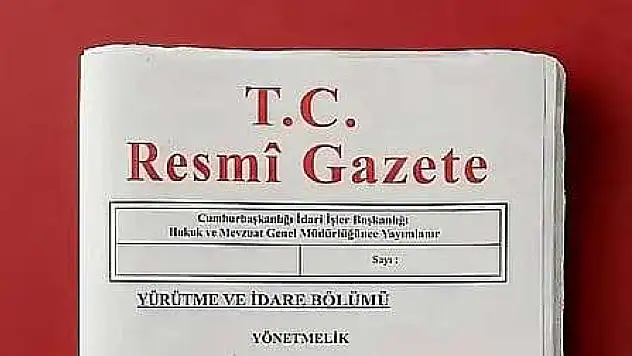 Resmi Gazete yayımlandı: 30 Temmuz 2026 tarihli Resmi Gazete kararları!