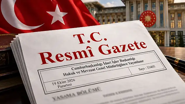 Resmi Gazete yayımlandı: İşte 19 Ekim 2026 tarihli yönetmelikler ve kurul kararları...