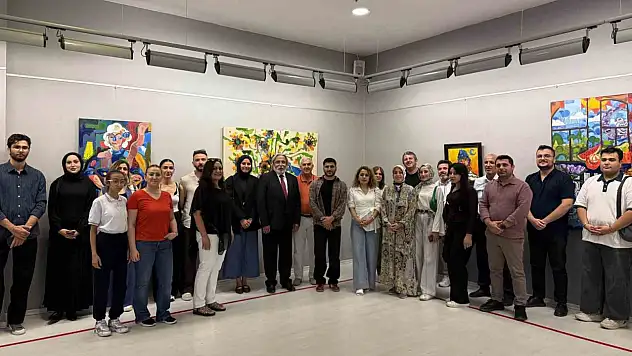 Ressam Talha Kılıç SANKO Sanat Galerisinde resim sergisi açtı