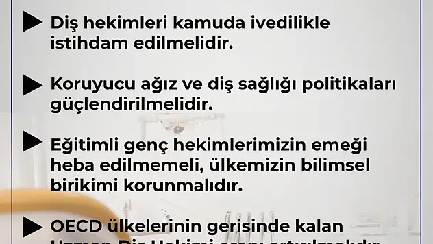 Sağlık-Sen'den diş hekimi atamalarına yönelik açıklama!