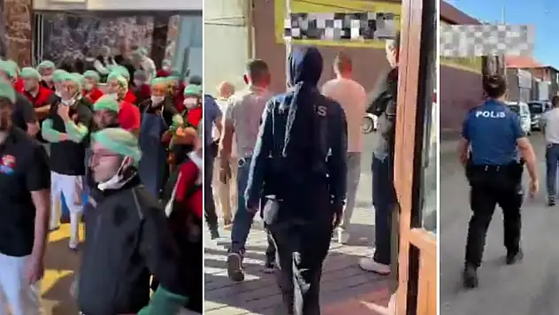 Şahin Sucukları'nda operasyon anı görüntüleri!