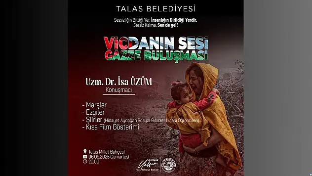 Sanat ve edebiyat Gazze için buluşuyor