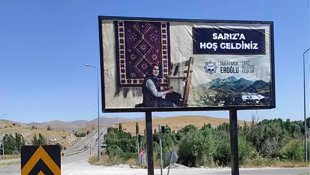 Sarız'a yeni dokunuş: İlçe girişleri yenilendi