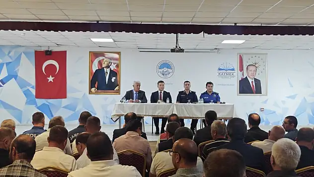 Sarız'da mahallelerin sesi masaya taşındı
