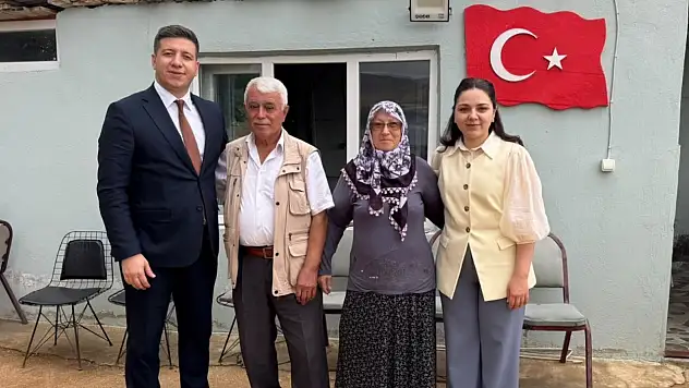 Sarız Kaymakamı Canol'dan hane ziyareti