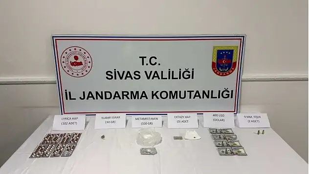 Şarkışla'da operasyon: 3 tutuklama