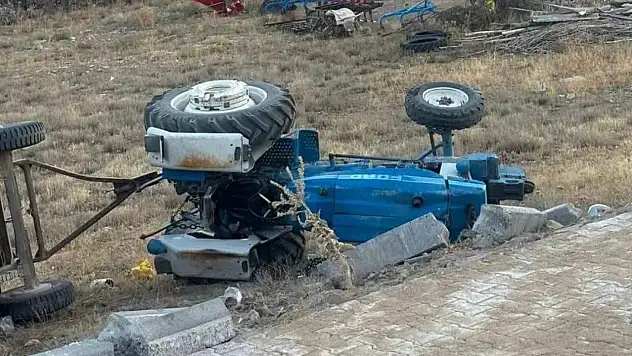 Traktör kazasında iki kişi hayatını kaybetti!