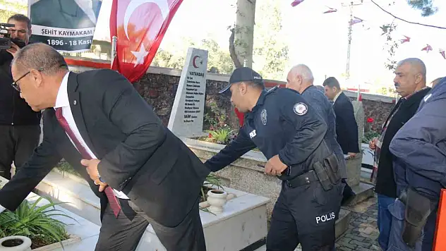 Şehit Kaymakam Saim Bey, şehadetinin 105. yılında Kozan'da anıldı