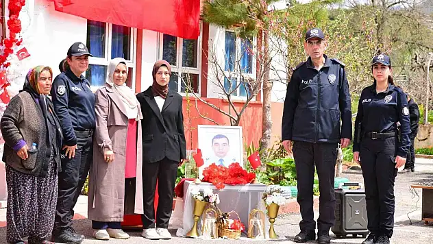Şehit polisin adı memleketinde okula verildi