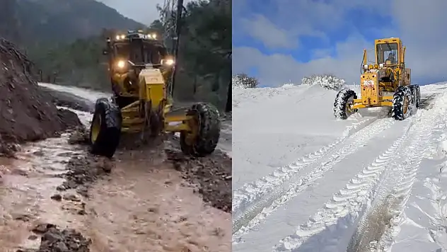 Sel, heyelan, kar yağışı: Büyükşehir 7/24 mesaide!