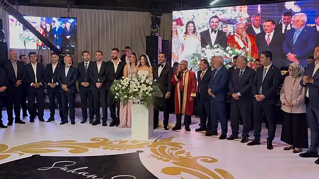 Selahattin Metin'in oğlu dünya evine girdi