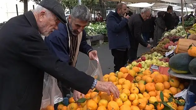 Havalar soğudu, pazarlar şenlendi