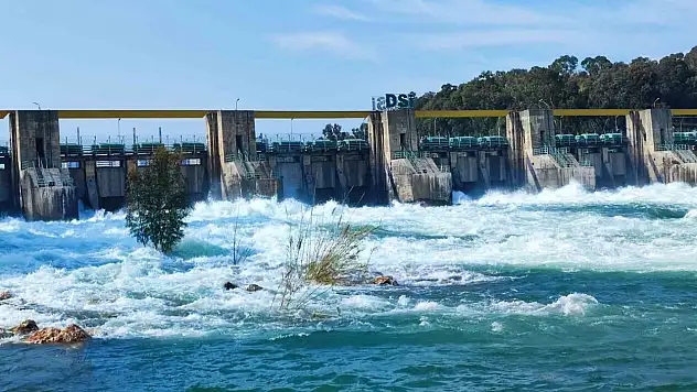 Kapaklar açıldı: Çağlayan sular Seyhan Nehri ile buluştu