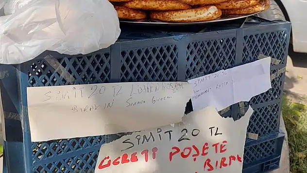 Simit tezgahına not bırakıp KPSS'ye girdi