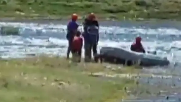 Sır Barajı'nda korku dolu anlar: 3 çocuk ve 2 köpek mahsur kaldı!