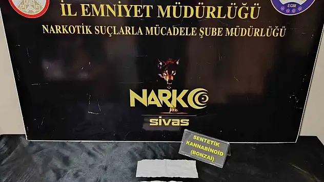 Sivas polisi uyuşturucu tacirlerine geçit vermedi!
