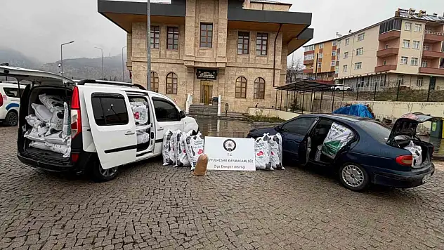 Sivas'ta kilolarca tütün ele geçirildi!