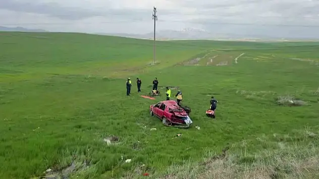 Şarampole devrilen otomobil sürücüsü hayatını kaybetti