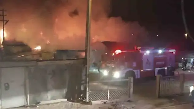 Sivas'ta korkutan yangın