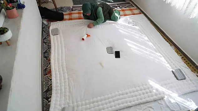 Sivas'ta yün yorganlara dönüş başladı