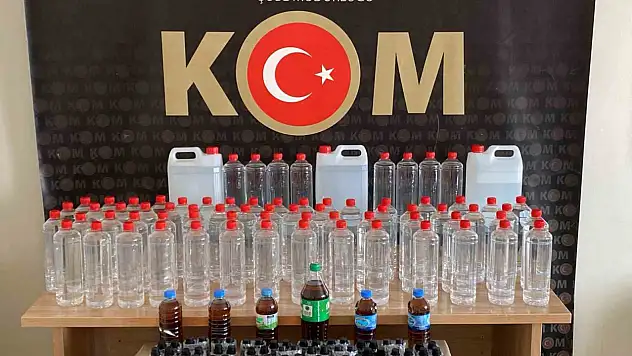 Kaçak alkol operasyonu!