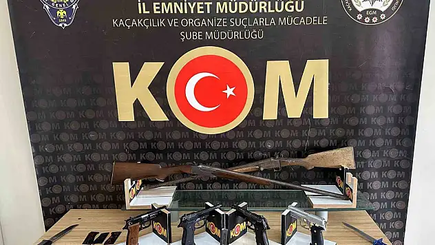 Kaçak silah operasyonu: 1 kişi tutuklandı