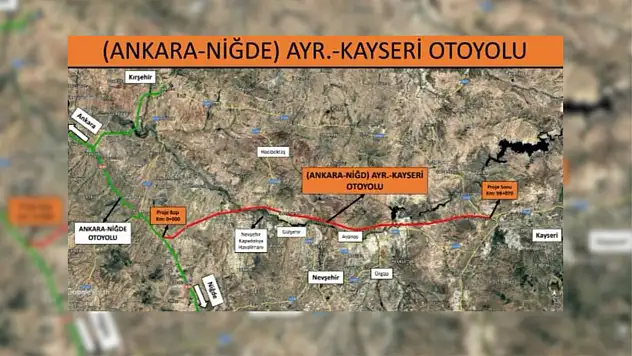 Son Dakika: 110 Kilometrelik Kayseri Otobanı için çalışmalar resmen başlıyor!