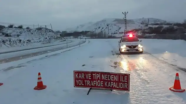 Son dakika: Kayseri'de o yollar trafiğe tamamen kapatıldı!