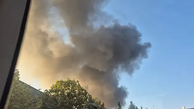 SON DAKİKA: Kayseri'deki fabrikada yangın çıktı