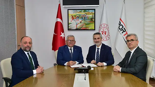 Spor şehri Kayseri'de o proje için imzalar atıldı!