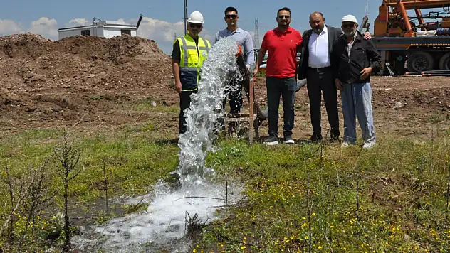 Talas'a 4 milyon yatırımla içme suyu sondaj kuyusu açıldı