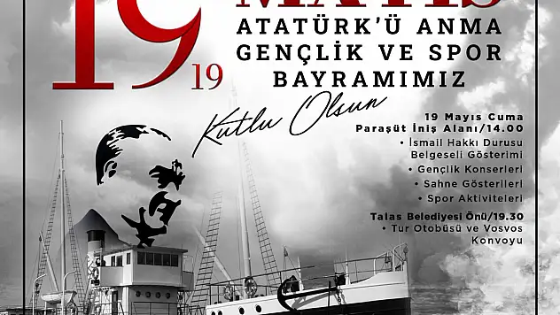 Talas Belediyesi 19 Mayıs hazırlıkları yapıyor