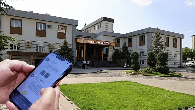 Talas Belediyesi'nden yeni hizmet - Mesaj bırakmak yeterli!