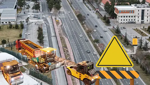 Talas Bulvarı'nda çalışmalar tamamlandı - 5 şeritli yol hizmete açıldı!