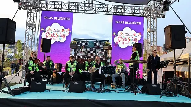 Talas Çiçek Şenliği'nde Grup Şantiye coşkusu!