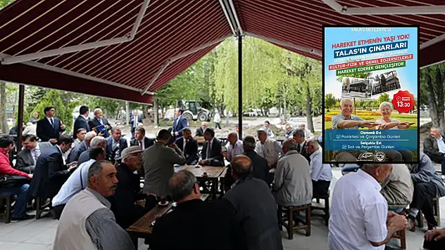 Talas çınarları için egzersiz programı belli oldu!