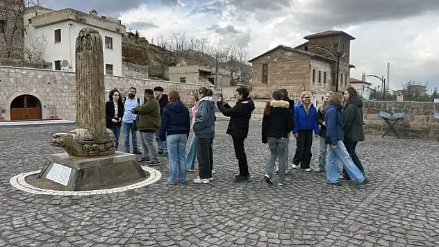 Talas'ın tarihi ve kültürü Avrupalı öğrencilere tanıtıldı