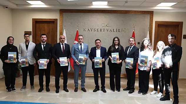 Talas Marifet Mektebi öğrencilerinden Vali Çiçek'e ziyaret!