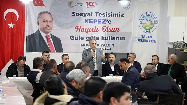 Talas muhtarları Kepez'de bir araya geldi