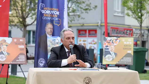 Talas'ta Başkan Yalçın'ın bu sefer ki adresi bakın neresi olacak?